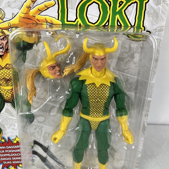 Marvel Legends Retro Series Loki 6" Scale Action Figure Hasbro - Picture 2 of 8